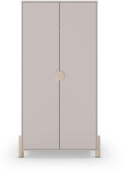 Marckeric Krémszínű borovi fenyő gyerek ruhásszekrény 93x180 cm Enola - Marckeric