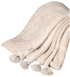 Mijolnir Világosbarna mikroplüss ágytakaró 160x200 cm Puffy - Mijolnir