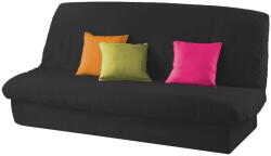 douceur d'intérieur Fekete háromszemélyes gumis kanapé huzat Essentiel - douceur d'intérieur