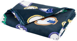 Catherine Lansfield Fekete mikroplüss takaró Halloween mintával 130x170 cm Halloween Ghosts - Catherine Lansfield