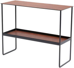 LIND DNA Konyakbarna fém konzolasztal 29x78 cm Bull - LIND DNA