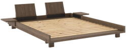 Karup Design Barna borovi fenyő franciaágy ágyráccsal 160x200 cm Social - Karup Design - bonami - 365 390 Ft