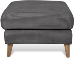 Scandic Sötétszürke kordbársony lábtartó Paris - Scandic