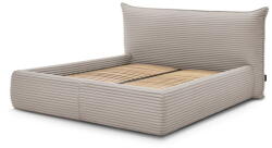 Bobochic Bézs kárpitozott ágyneműtartós franciaágy ágyráccsal 180x200 cm Jade - Bobochic Paris - bonami - 926 541 Ft