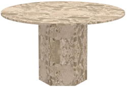 Actona Világosbarna márvány kerek étkezőasztal ø 130 cm Naxos - Actona