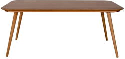 Ragaba Contrast kőrisfa étkezőasztal, 180 x 90 cm - Ragaba