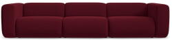 makamii Borvörös bársony kanapé 319 cm Ekahi - Makamii