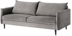 ROPEZ Szürke bársony kanapé 203 cm Juli - Ropez