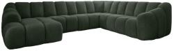 Miuform Sötétzöld sarokkanapé (jobb oldali-U alakú) Shell - Miuform
