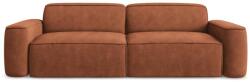 makamii Terrakotta színű zsenília kanapé 244 cm Omao - Makamii