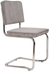 Zuiver Szürke kárpitozott hinta étkezőszék szett 2 db-os Ridge Kink Rib - Zuiver