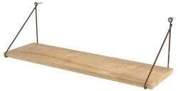 ASIR GROUP Natúr színű fali polc tölgyfa dekorral 72 cm Armoni - Kalune Design