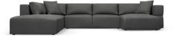 Milo Casa Sötétszürke sarokkanapé (bal oldali-"U" alakú) Esther - Milo Casa