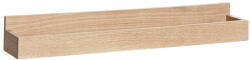 Hübsch Natúr színű fali polc képekhez tölgyfa dekorral 60 cm Folk - Hübsch