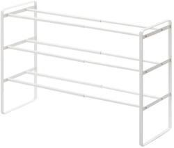 Yamazaki Maebashi fehér cipőtartó, 3 szintes - YAMAZAKI