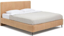 Bonami Mustársárga kárpitozott franciaágy ágyráccsal 160x200 cm Noira Slim - Bonami Selection