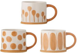 Bloomingville Okkersárga agyagkerámia bögre szett 3 db-os 450 ml Linora - Bloomingville