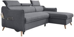 Miuform Sötétszürke kinyitható sarokkanapé (jobb oldali) Sweet Harmony - Miuform - bonami - 445 353 Ft
