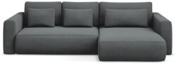 Makamii Sötétszürke kinyitható-tárolóhelyes sarokkanapé (jobb oldali-heverő résszel) Kapua - Makamii - bonami - 565 240 Ft
