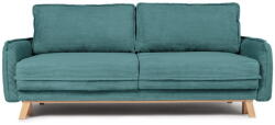 Bonami Türkiz kordbársony kinyitható kanapé 218 cm Tori - Bonami Selection