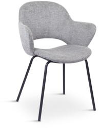 Unique Furniture Világosszürke kárpitozott étkezőfotel szett 2 db-os Rowley - Unique Furniture