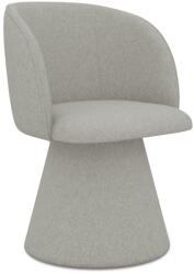 makamii Világosszürke kárpitozott étkezőfotel Maia - Makamii