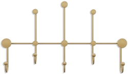 Kalune Design Aranyszínű fém fali fogas Dama - Kalune Design - bonami - 33 350 Ft