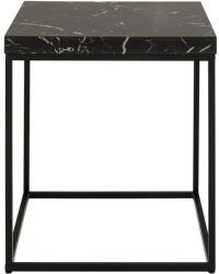 Actona Tárolóasztal márvány dekoros asztallappal 40x40 cm Barossa - Actona