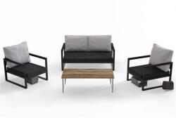 Floriane Garden Szürke négyszemélyes kerti lounge szett - Floriane Garden