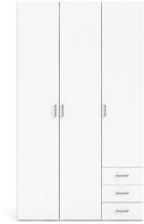 Tvilum Fehér ruhásszekrény 116x200 cm Space - Tvilum