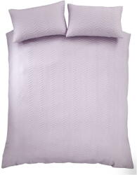 Catherine Lansfield Levendula színű kétszemélyes ágyneműhuzat 200x200 cm Heatset Wave - Catherine Lansfield