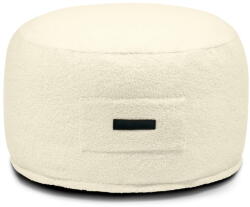 SLOWDOWN Krémszínű buklé puff Om 60 - SLOWDOWN