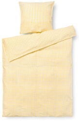 Juna Sárga-fehér egyszemélyes krepp ágyneműhuzat 140x200 cm Bæk&Bølge - JUNA