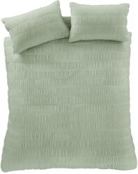 Catherine Lansfield Világoszöld kétszemélyes-hosszabbított krepp ágyneműhuzat 230x220 cm Seersucker - Catherine Lansfield