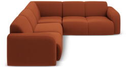 Micadoni Barna buklé sarokkanapé (variálható-L alakú) Molino - Micadoni Home