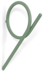 Spinder Design Szürkészöld fali acél akasztó Tuba M - Spinder Design