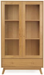 Woodman Natúr színű tálalószekrény tölgyfa dekorral 100x170 cm Kensal - Woodman