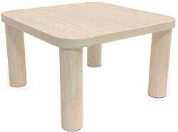 Actona Bézs dohányzóasztal márvány dekorral 60x60 cm Solano - Actona