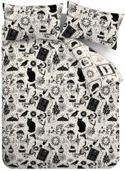 Catherine Lansfield Fekete-bézs egyszemélyes ágyneműhuzat 135x200 cm Enchanted Witchcraft - Catherine Lansfield