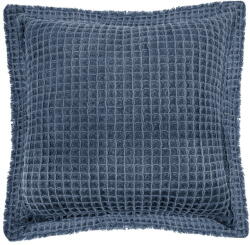 Tiseco Home Studio Waffle kék pamut díszpárna, 45 x 45 cm - Tiseco Home Studio