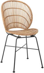Bloomingville Natúr színű rattan étkezőszék Fiore - Bloomingville