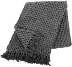 Tiseco Home Studio Waffle szürke pamut takaró, 130 x 170 cm - Tiseco Home Studio