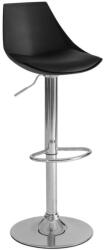 Casa Selección Fekete bőr utánzat állítható magasságú bárszék szett 2 db-os (ülésmagasság 56, 5 cm) - Casa Selección - bonami - 79 770 Ft