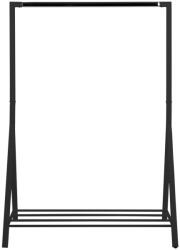 Actona Fekete fém ruhatartó állvány Brent - Actona