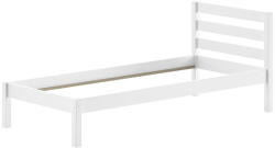 VIPACK Fehér borovi fenyő gyerekágy ágyrács nélkül 90x200 cm Pino - Vipack