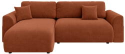 Ropez Téglavörös kinyitható sarokkanapé (variálható) Lorine - Ropez