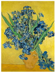 Fedkolor Vincent van Gogh - Irises festményének másolata, 60 x 45 cm