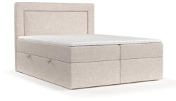 Maison de Reve Bézs ágyneműtartós boxspring ágy 200x200 cm Imagine - Maison de Rêve
