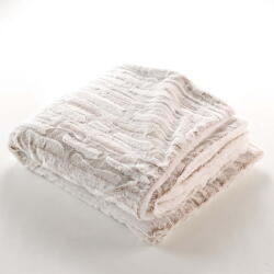 douceur d'intérieur Bézs mikroplüss takaró 180x220 cm Lynx - douceur d'intérieur