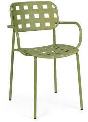 Bizzotto Zöld fém kerti szék szett 4 db-os Clover - Bizzotto